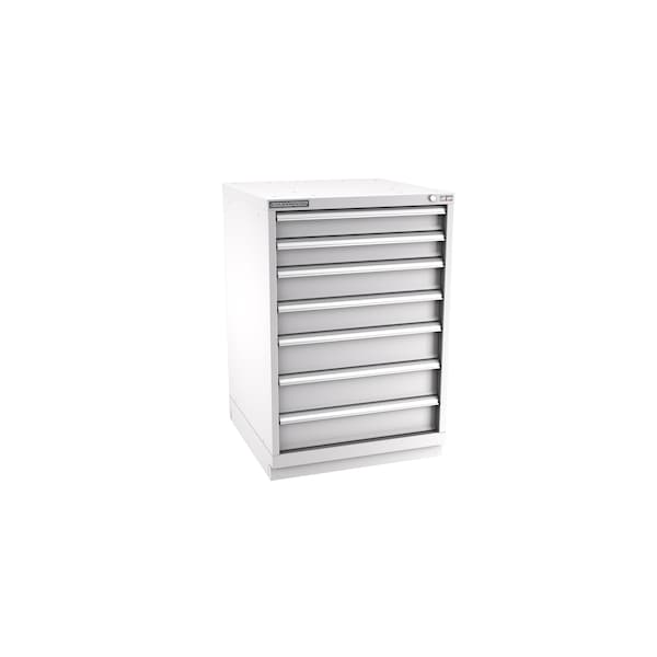 Champion Tool Storage Modular Tool Cabinet, 7 Drawer, Light Gray, Steel, 28 in W x 28-1/2 in D x 41-3/4 in H S18000702ILCFTB-LG - main